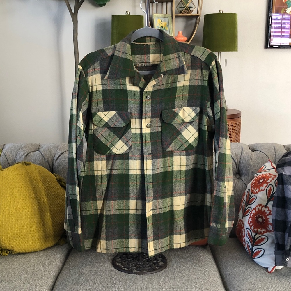 Vintage wool flannel